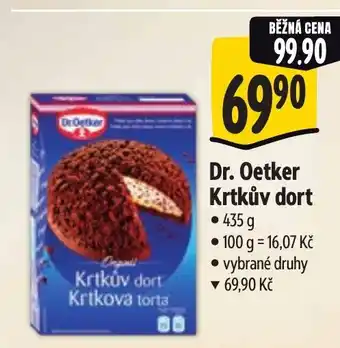 Albert Dr. Oetker Krtkův dort nabídka