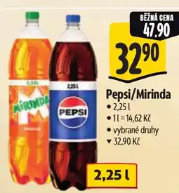 Albert Pepsi/Mirinda nabídka