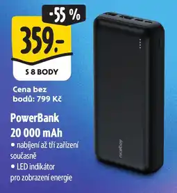 Albert PowerBank 20 000 mAh nabídka