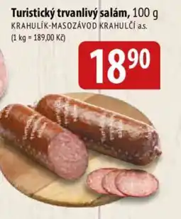 Bala Turistický trvanlivý salám nabídka