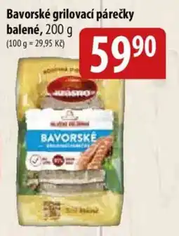 Bala Bavorské grilovací párečky balené nabídka