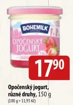 Bala Opočenský jogurt nabídka