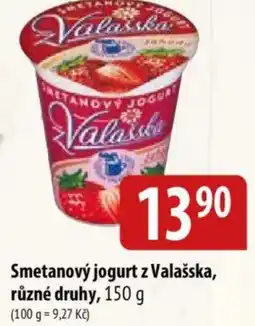 Bala Smetanový jogurt z Valašska nabídka
