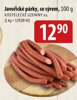 Bala Javořické párky, se sýrem nabídka
