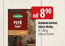 Bala Avokádo koření nabídka