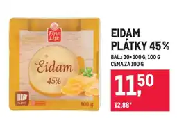Makro Eidam plátky 45% nabídka