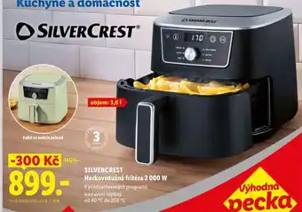 SILVERCREST Horkovzdušná fritéza 2 000 W