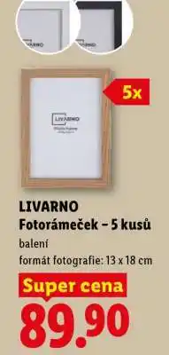 Lidl LIVARNO Fotorámeček – 5 kusů nabídka
