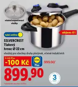 Lidl SILVERCREST Tlakový hrnec Ø 22 cm nabídka