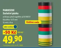 Lidl PARKSIDE IZOLAČNÍ PÁSKA nabídka