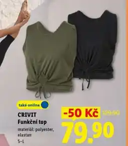 Lidl CRIVIT FUNKČNÍ TOP nabídka