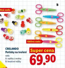 Lidl CRelando POTŘEBY NA TVOŘENÍ nabídka