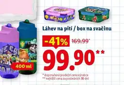 Lidl Láhev na pití / box na svačinu nabídka