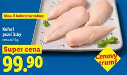 Lidl Kuřecí prsní řízky nabídka
