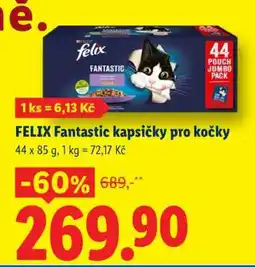 Lidl Felix Fantastic Kapsičky pro kočky nabídka