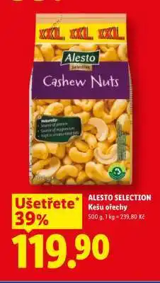 Lidl ALESTO SELECTION Kešu ořechy nabídka