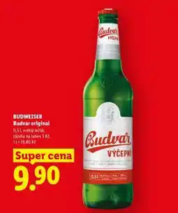 Lidl Budweiser Budvar original nabídka