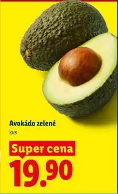 Lidl Avokádo zelené nabídka