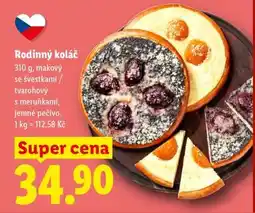 Lidl Rodinný koláč nabídka