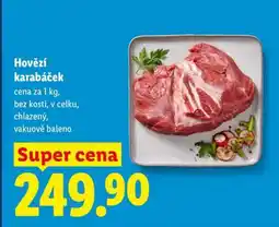 Lidl Hovězí karabáček nabídka