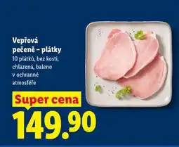 Lidl VEPŘOVÁ PEČENĚ PLÁTKY nabídka