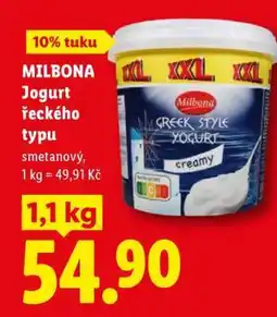 Lidl Milbona Jogurt řeckého typu nabídka