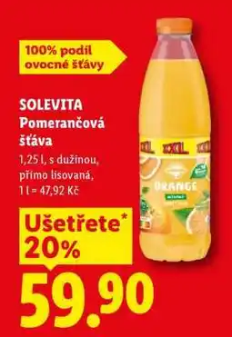 Lidl Solevita POMERANČOVÁ ŠŤÁVA nabídka