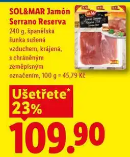 Lidl SOL MAR JAMÓN SERRANO RESERVA nabídka