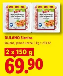 Lidl DULANO SLANINA nabídka