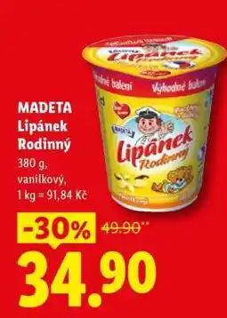 Lidl Madeta Lipánek rodinný nabídka