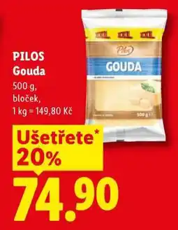 Lidl Pilos GOUDA nabídka