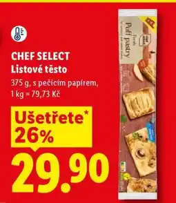 Lidl CHEF SELECT Listové těsto nabídka