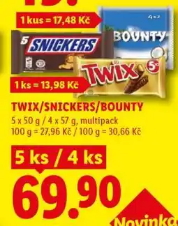 Lidl TWIX/SNICKERS/BOUNTY nabídka