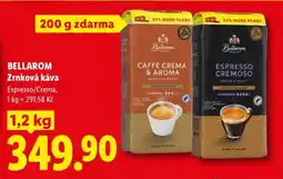 Lidl BELLAROM Zrnková káva nabídka