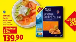 Lidl NAUTICA NORSKÝ UZENÝ LOSOS nabídka