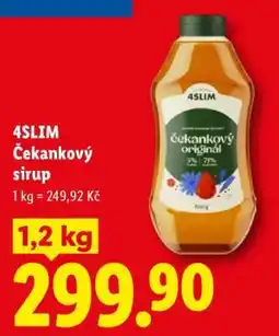 Lidl 4Slim čekankový sirup nabídka