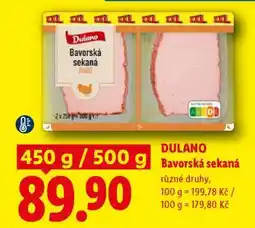 Lidl DULANO Bavorská sekaná nabídka