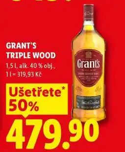 Lidl Grant‘s Triple Wood nabídka