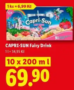Lidl CAPRI-SUN FAIRY DRINK nabídka
