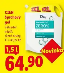 Lidl CIEN SPRCHOVÝ GEL nabídka