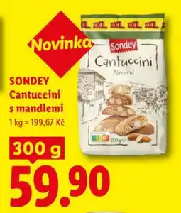 Lidl SONDEY Cantuccini s mandlemi nabídka
