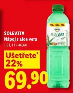 Lidl SOLEVITA Nápoj s aloe vera nabídka