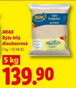 Lidl ARAX Rýže bílá dlouhozrnná nabídka