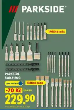 Lidl PARKSIDE SADA ŠTĚTCŮ nabídka