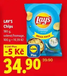 Lidl Lay’s chips nabídka