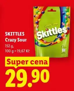 Lidl Skittles Crazy sour nabídka