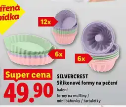 Lidl SILVERCREST Silikonové formy na pečení nabídka
