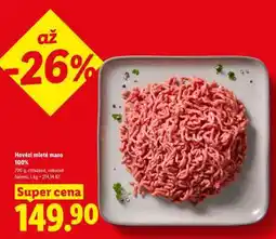 Lidl Hovězí mleté maso 100 % nabídka