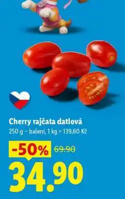 Lidl CHERRY RAJČATA DATLOVÁ nabídka