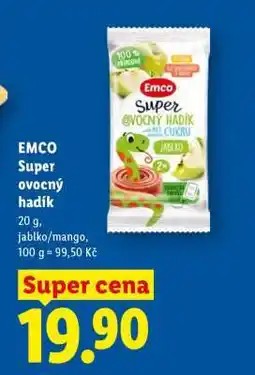 Lidl EMCO SUPER OVOCNÝ HADÍK nabídka